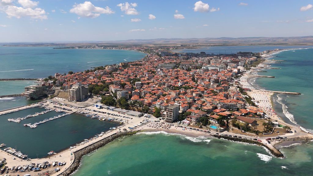 Pomorie, Drone view